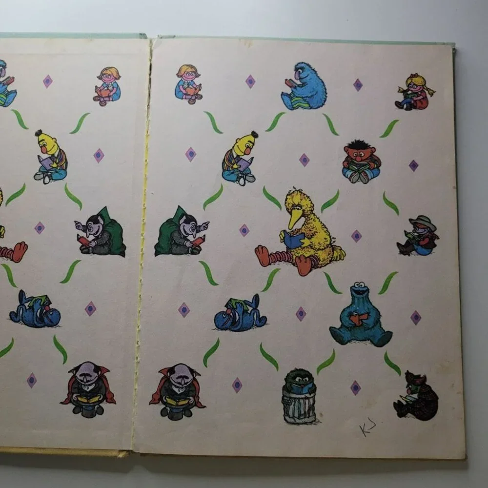 Sesame Street When I'm As Big As Freddie Book‎ Vintage 1980s Muppets Jim Henson